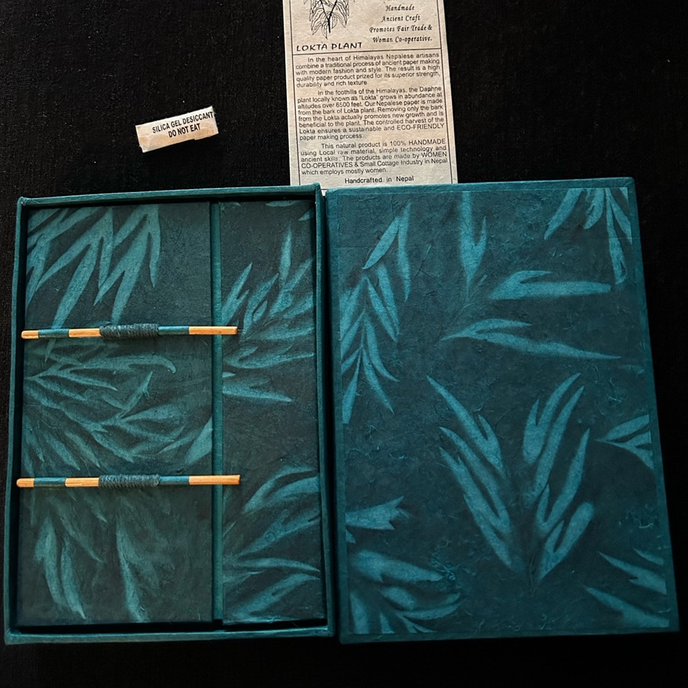 Brand New, Elegant, Nepalese Paper (Stationery/Journal) in the Papyrus logo box